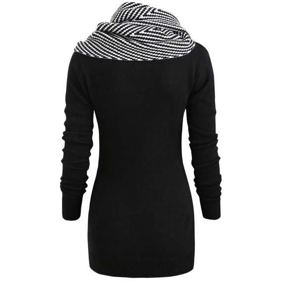 Sweater Top with scarf - Picture 2 of 7